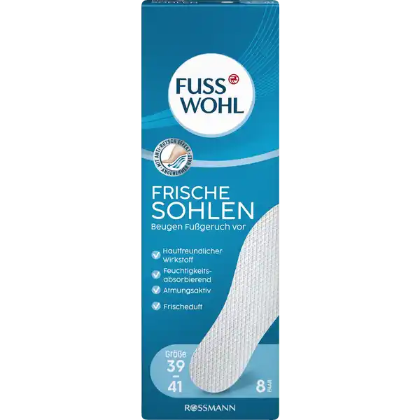 Frische Sohlen weiss Größe M 39-41