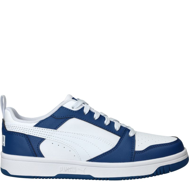 Puma Rebound V6 Low JR Sneakers Blauw Jongens