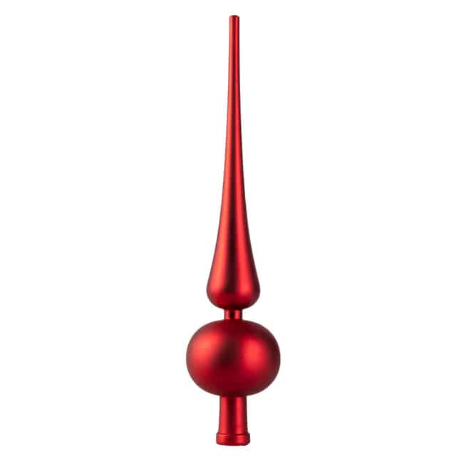 Christbaumspitze - rot - ca. 30 cm - 1 Stück