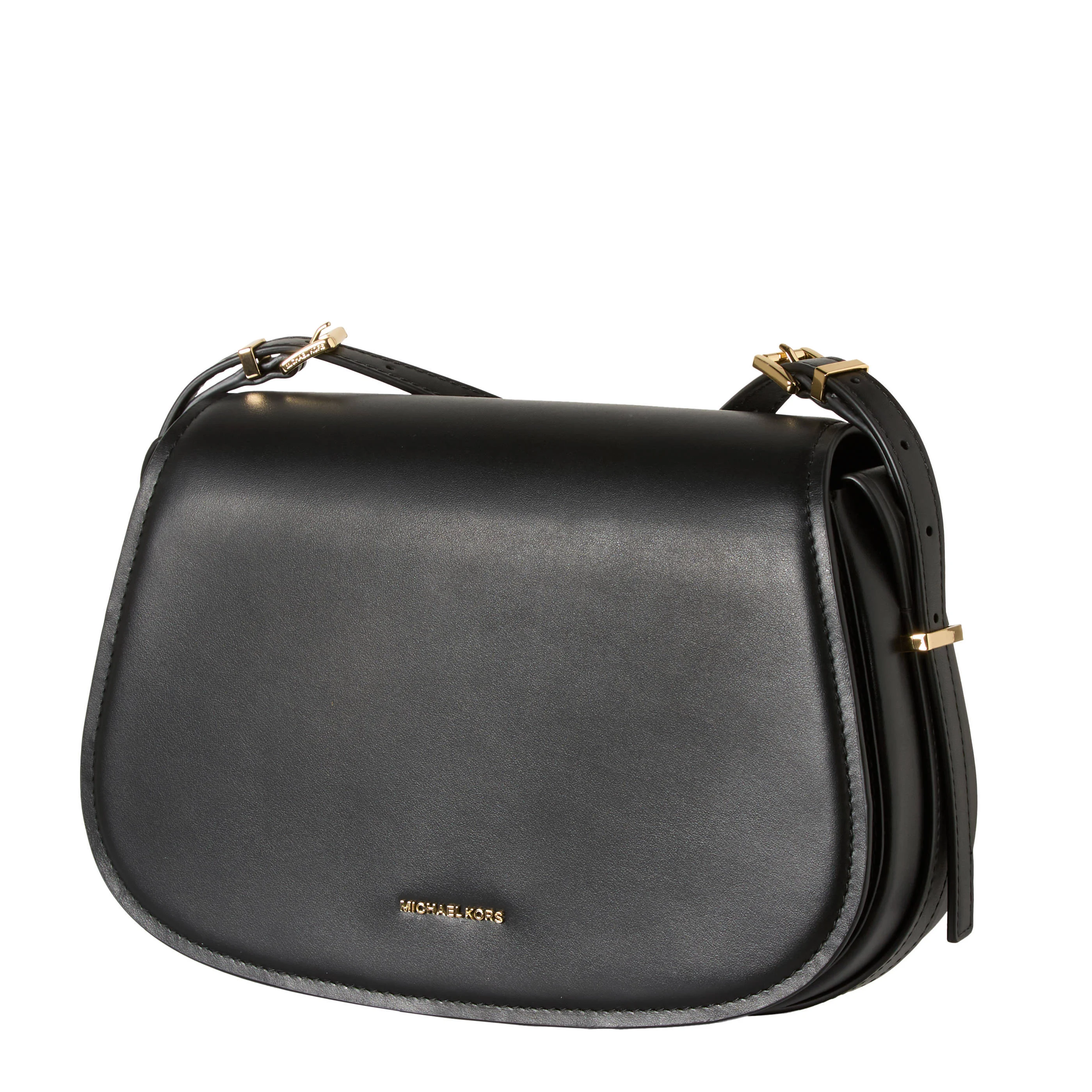 Michael Kors leren crossbody tas Lydia zwart