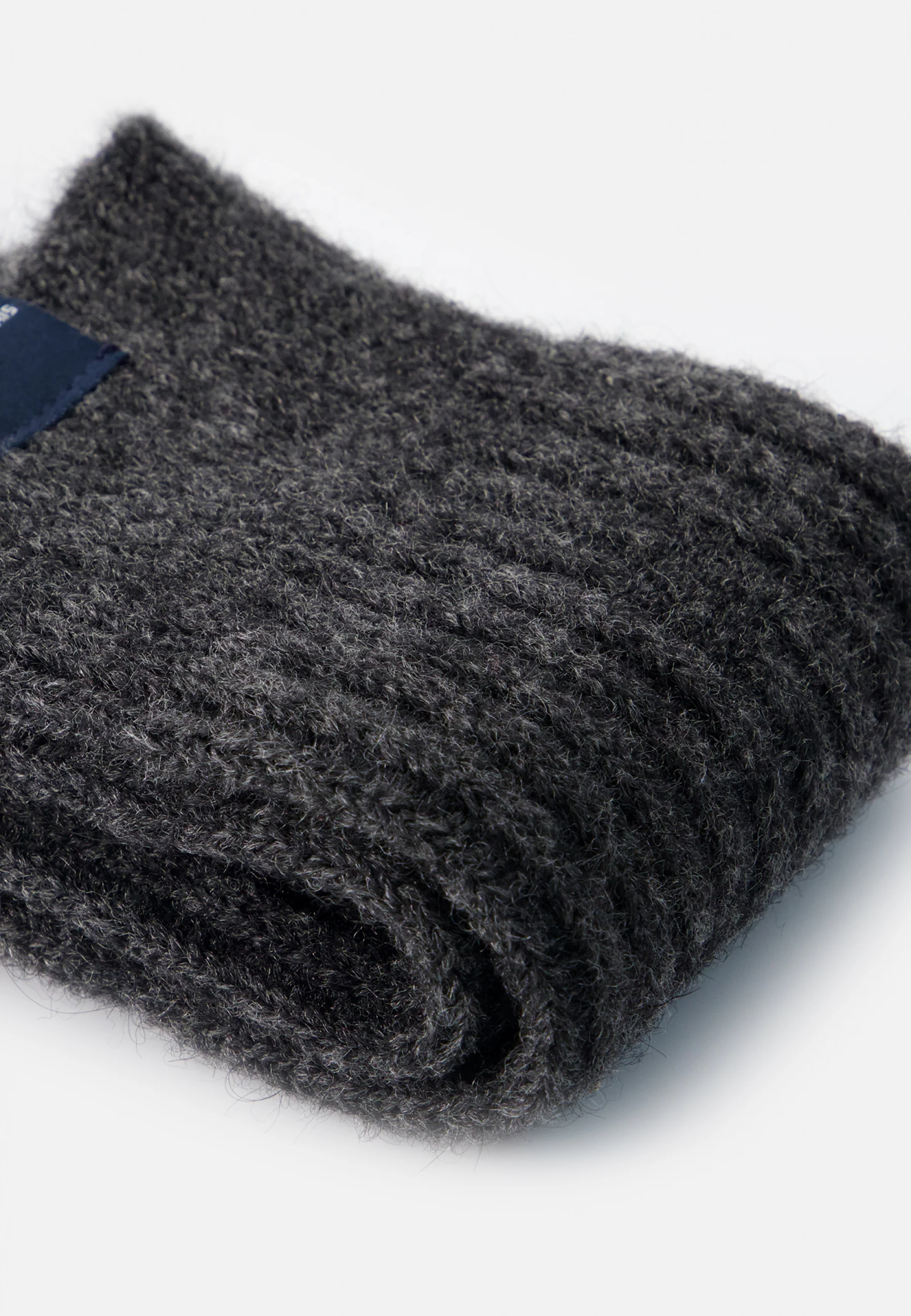 Chaussettes mi-hautes en mohair-Andy Gris Chiné
