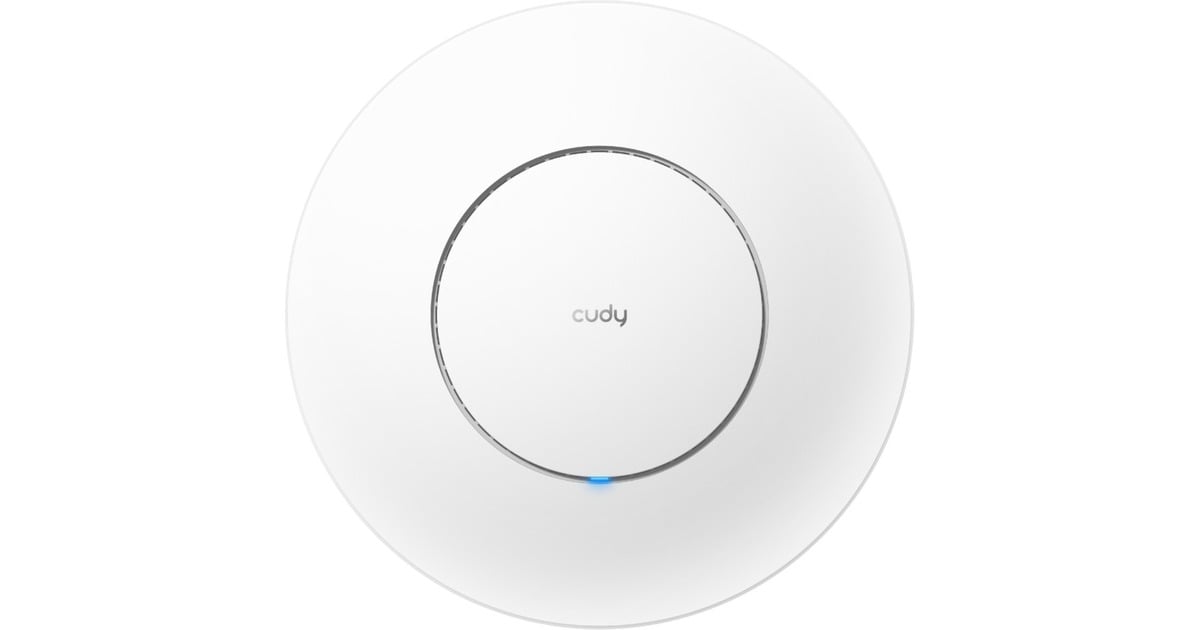 CudyAX3000 Wi-Fi 6 2.5G Access Point  (Wit, AP3000, DC Adapter, Cudy Mesh)