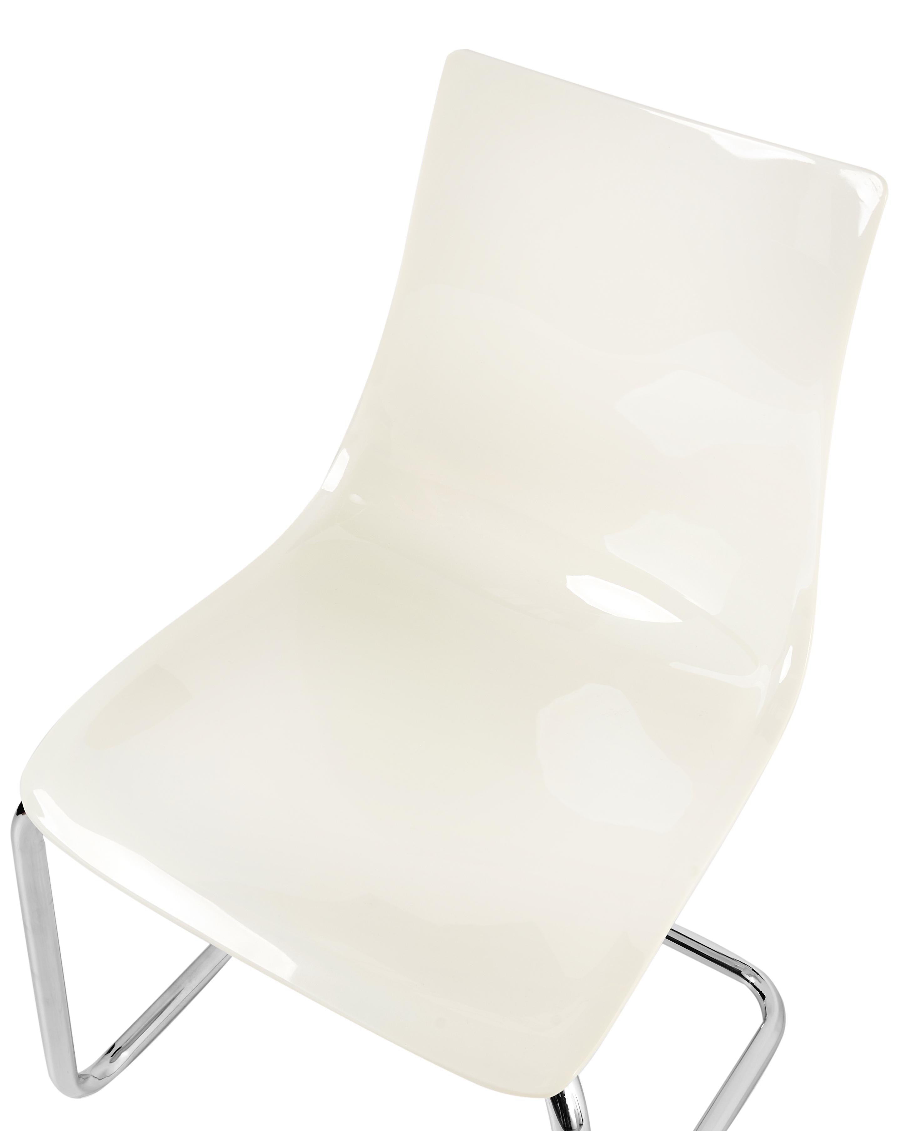 Set van 2 eetkamerstoelen MARSHALL Gebroken wit