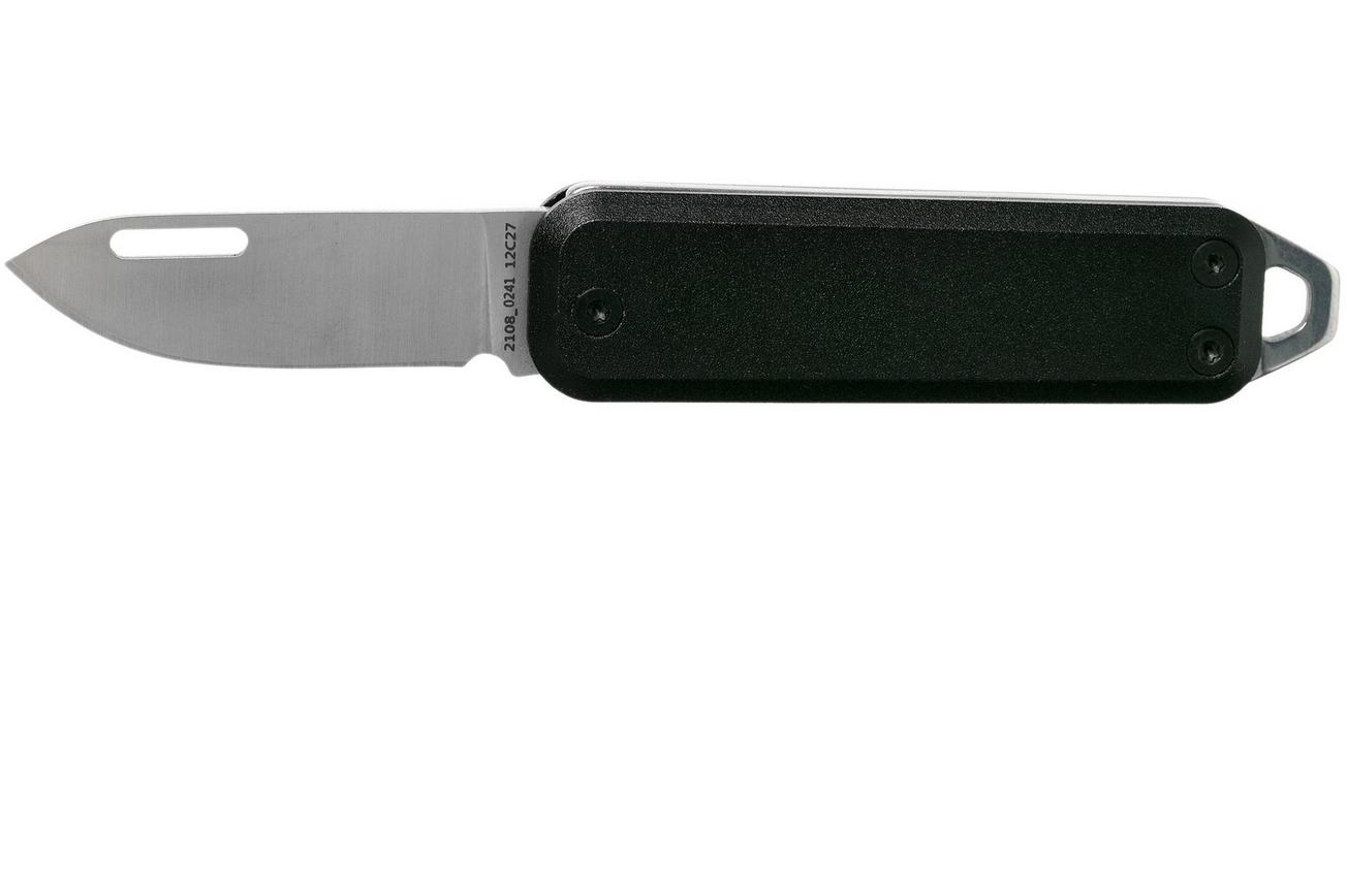 The James Brand Elko Satin   Black Aluminum KN117101-00 zakmes