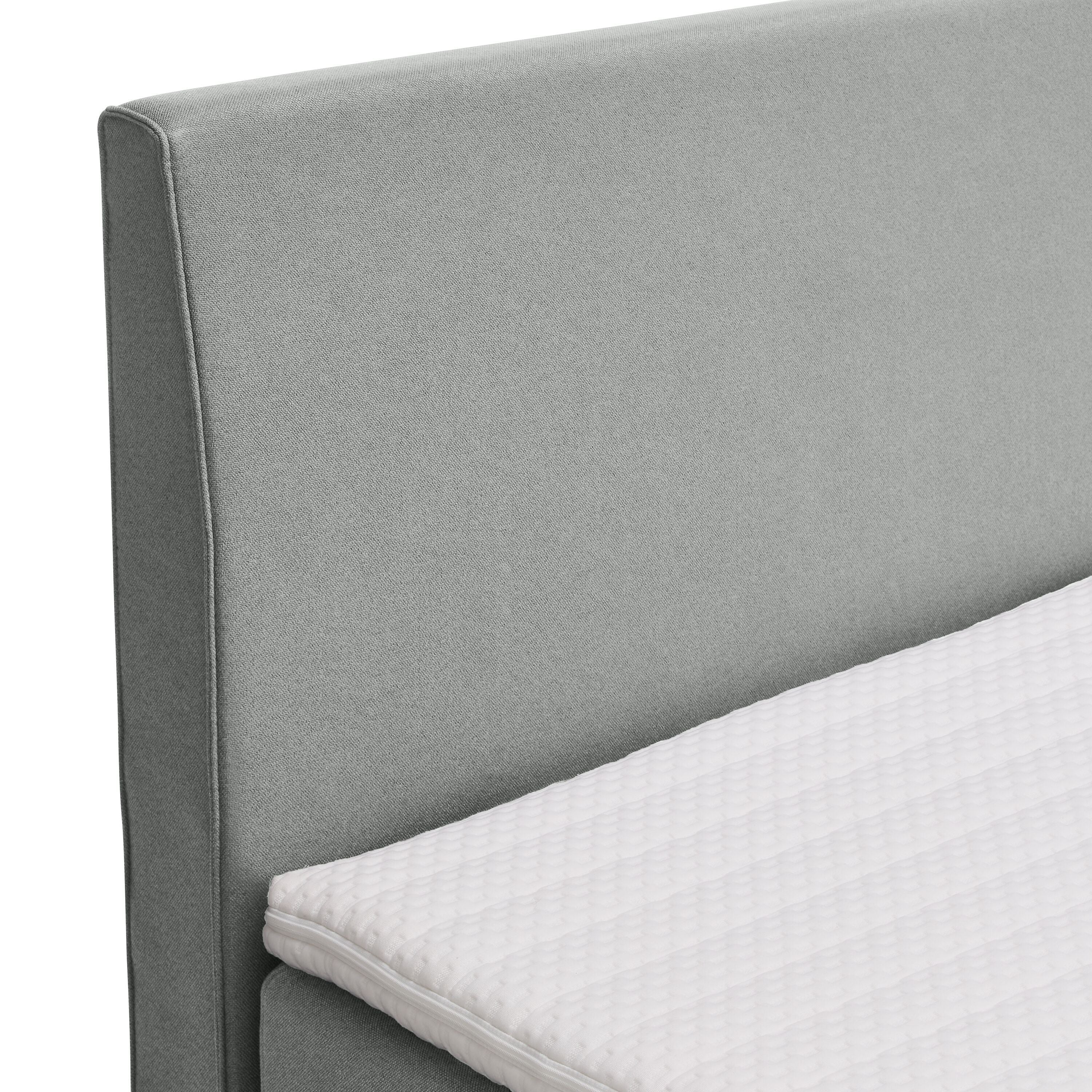 bico GOODNIGHT Boxspringbett - Grau / B: 180.0 cm x T: 200.0 cm