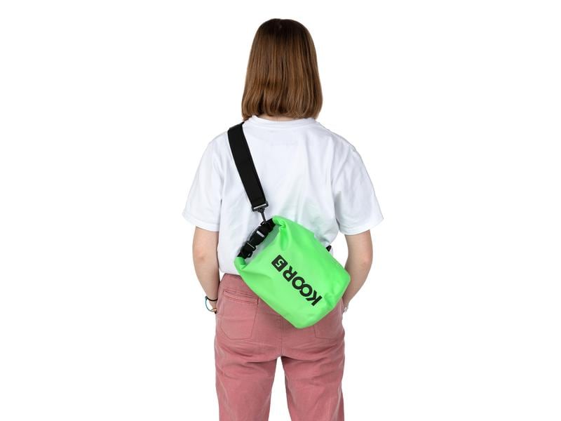 KOOR Dry Bag Zaaino Grün 5 l Wasserdichter Schwimmsack