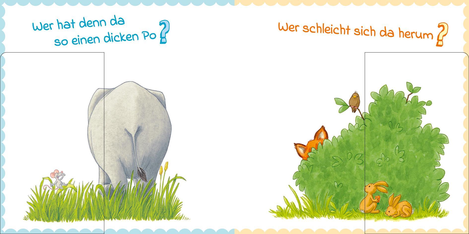 Halloo! Welchem Tier gehört der Popo hier?