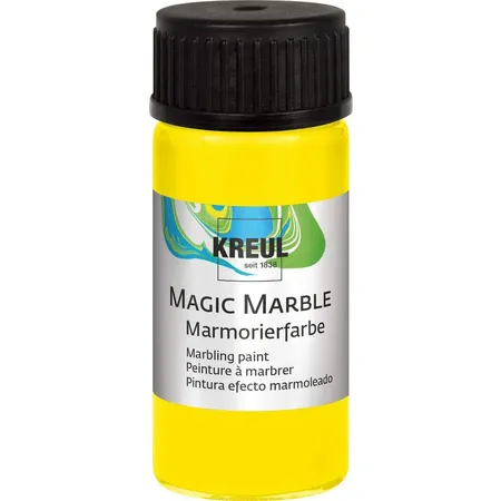 KREUL Magic Marble Marmorierfarbe Zitron 20 ml