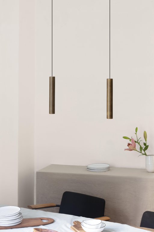 Umage Chimes hanglamp LED Ø3.4 naturel eiken