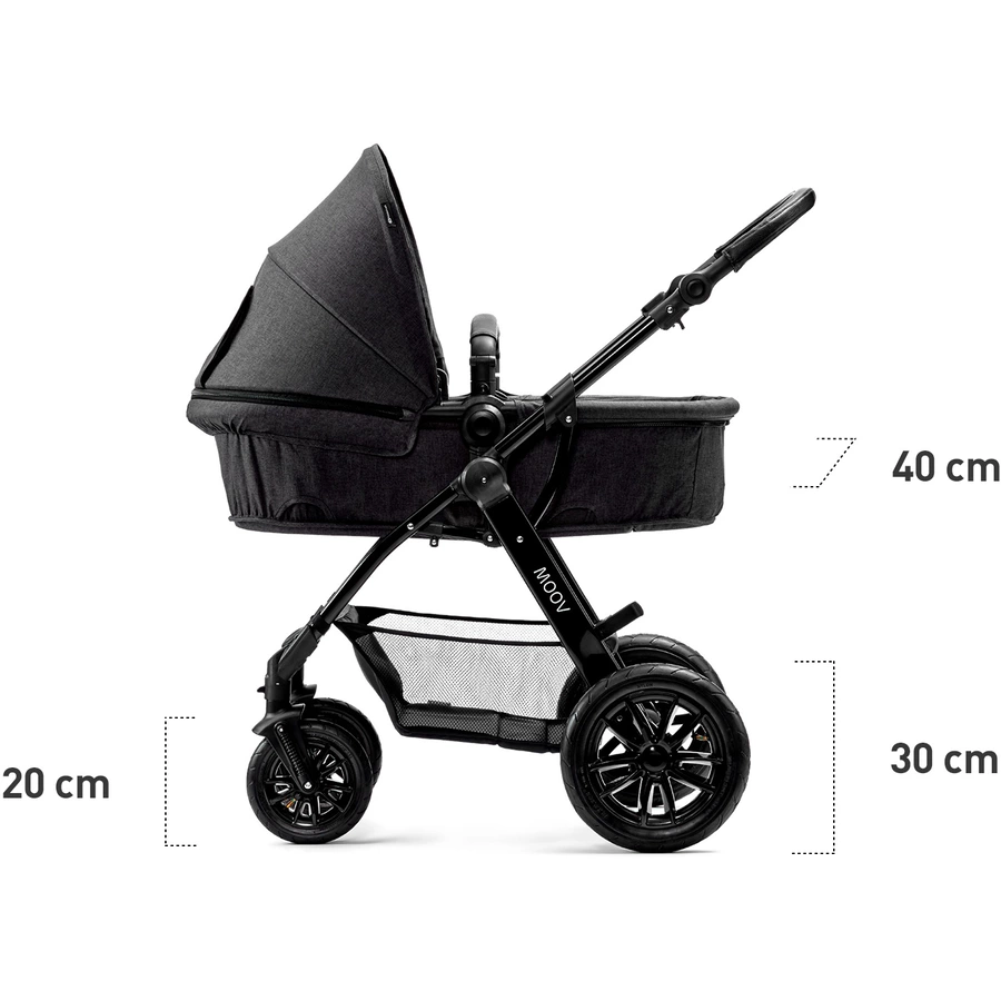 Kinderkraft Kombikinderwagen 3 in 1 Moov Grey