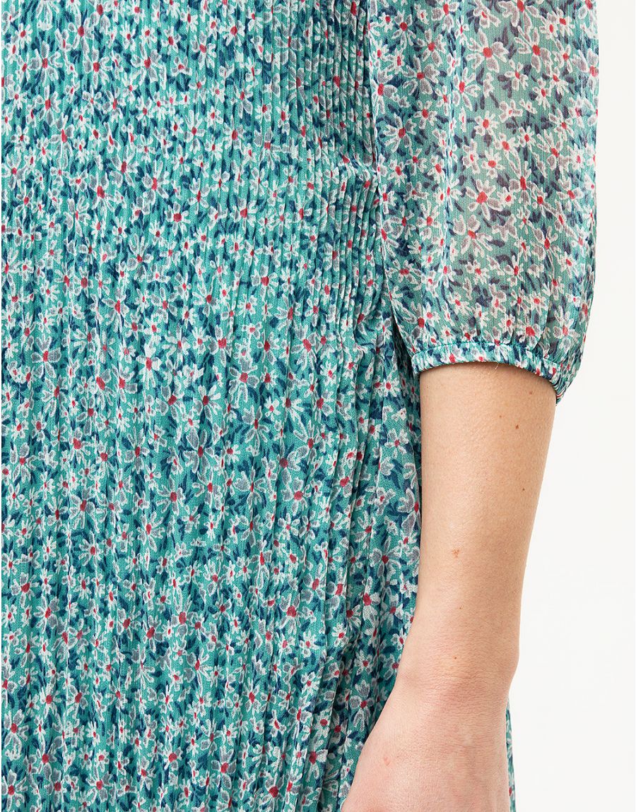 Robe en voile verte