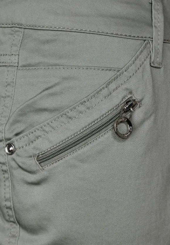 Casual Fit Hose - light mud green