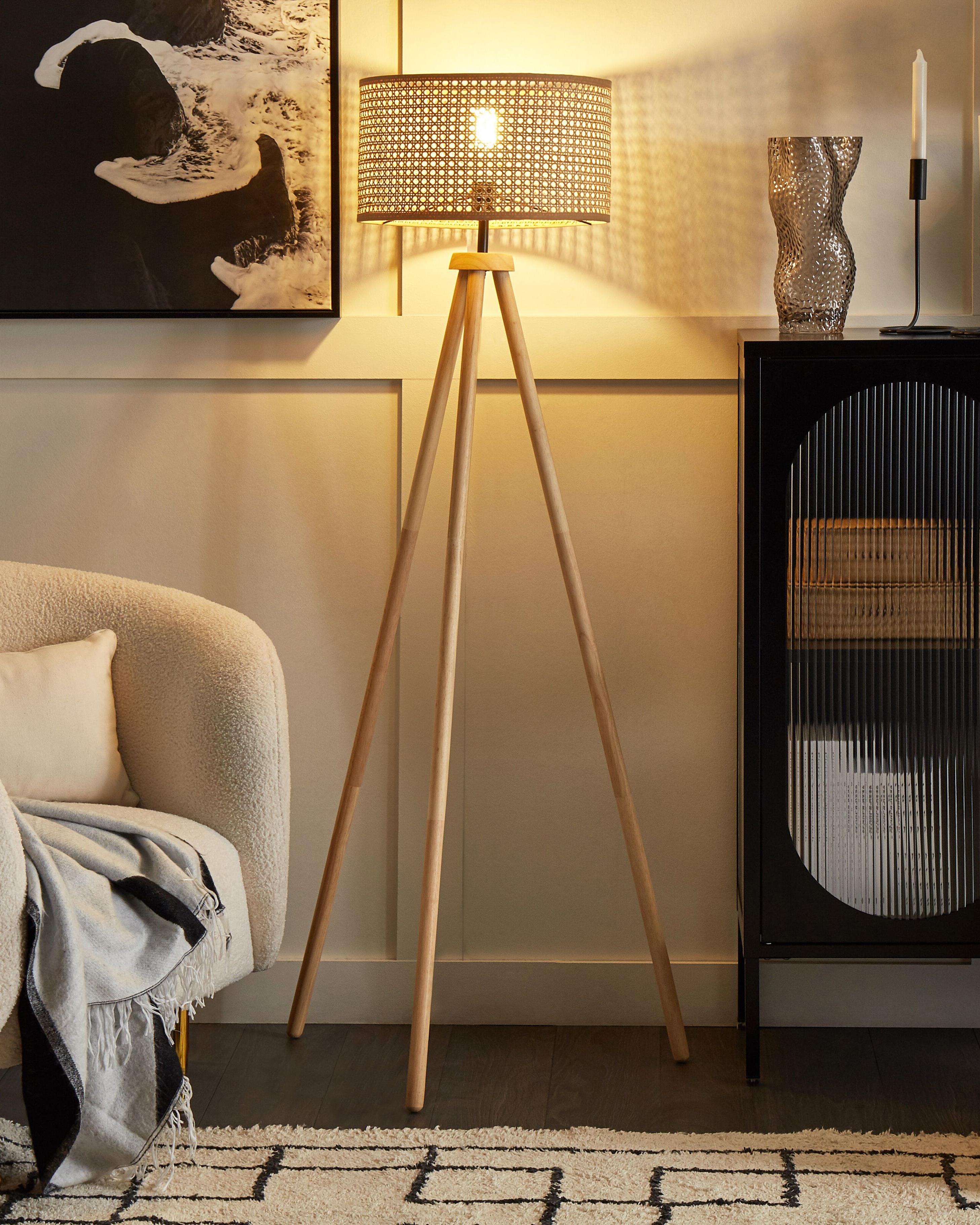 Staande lamp PENTON Rotan Natuurlijk