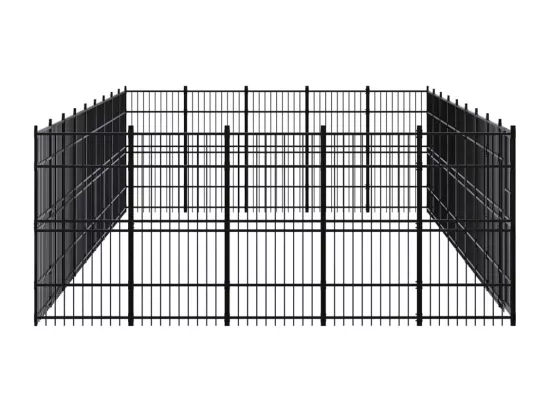Chenil cage enclos pac noire 864 x 480 x 200 cm 02_0041847