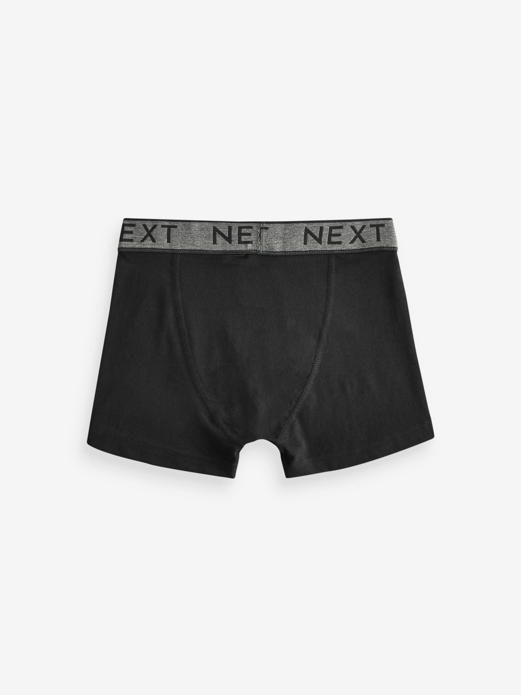 Zwart - Boxershorts met A-front 5 Pack (3-16jr)