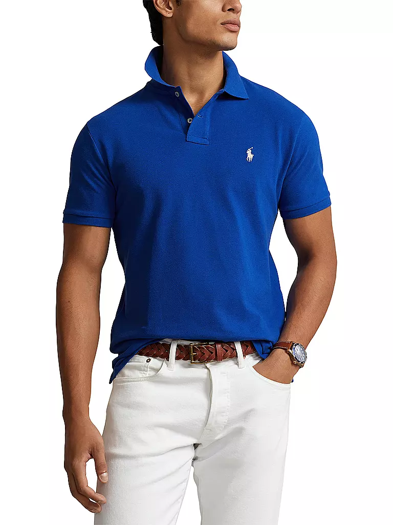 POLO RALPH LAUREN Poloshirt Custom Slim Fit blau