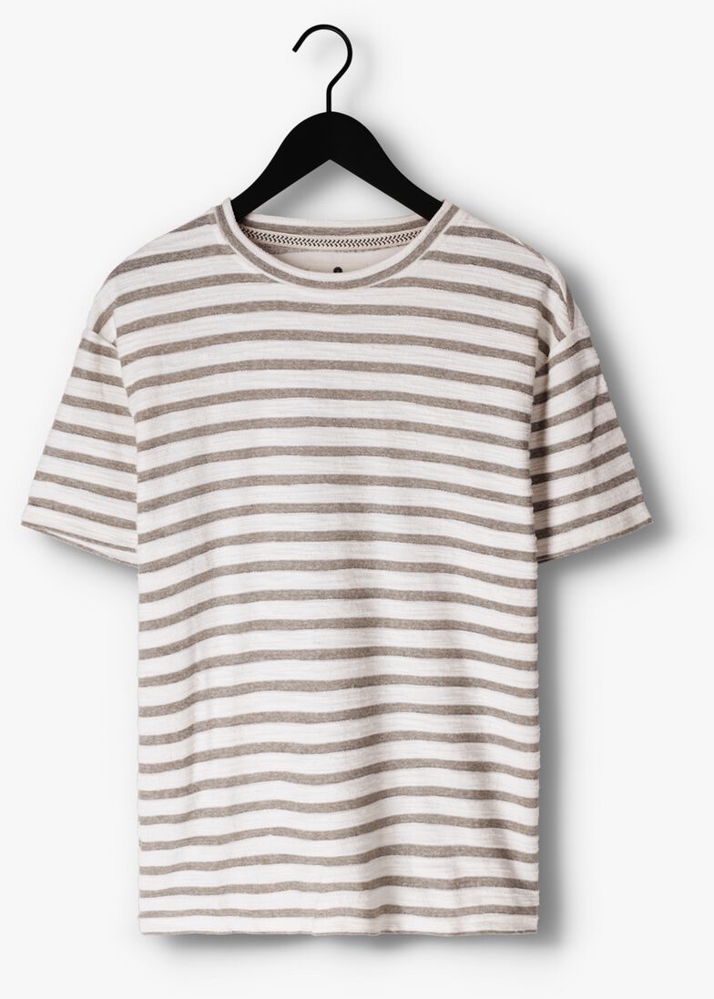 ANERKJENDT olijf anerkjendt t-shirt akkikki s/s structure stripe