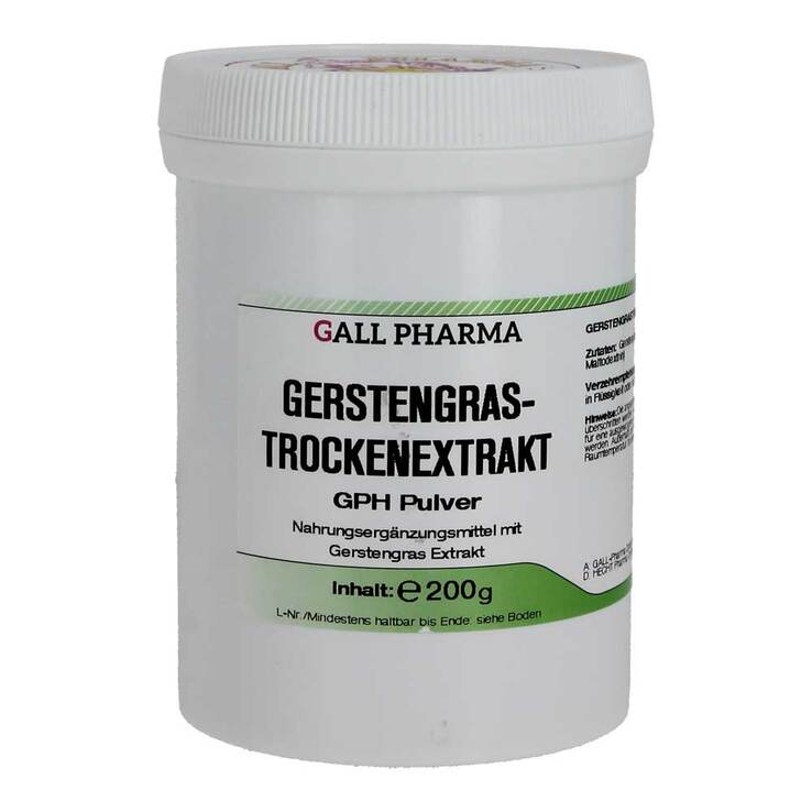 Gerstengrastrockenextrakt GPH Pulver, 200 g