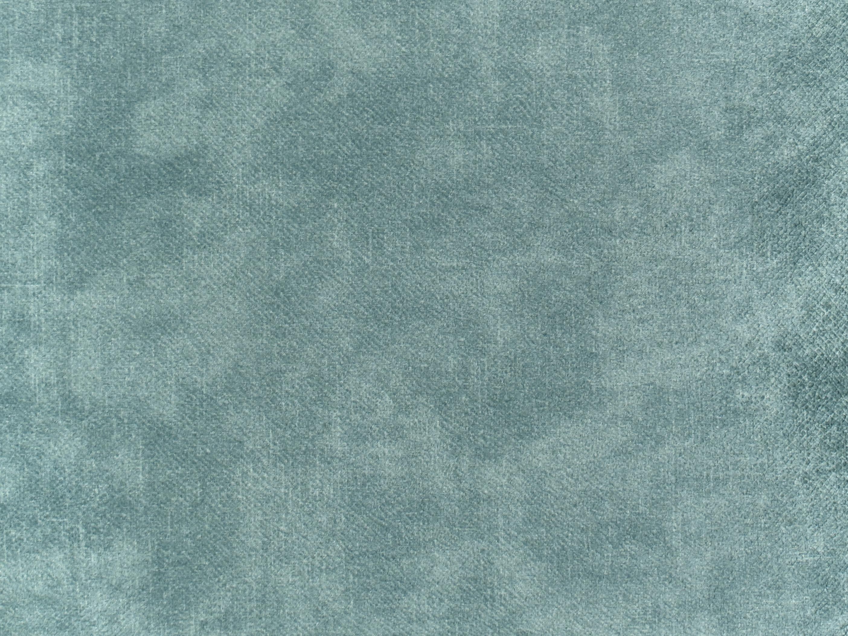Hoekbank 4-zits OSLO Fluweel Groenblauw rechtszijdig
