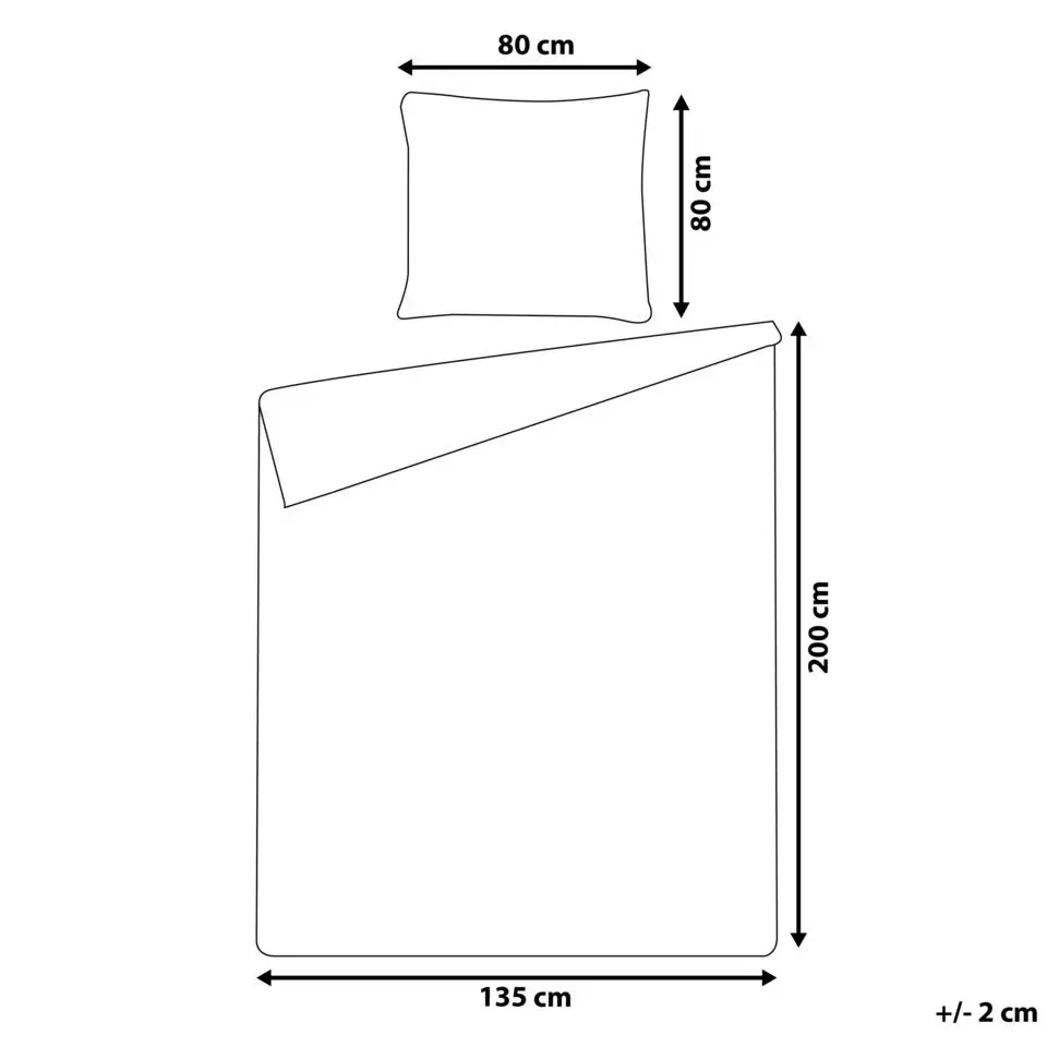 WALLINGFORD 200 - Beddengoed - Blauw - 135 x 200 cm - Katoen