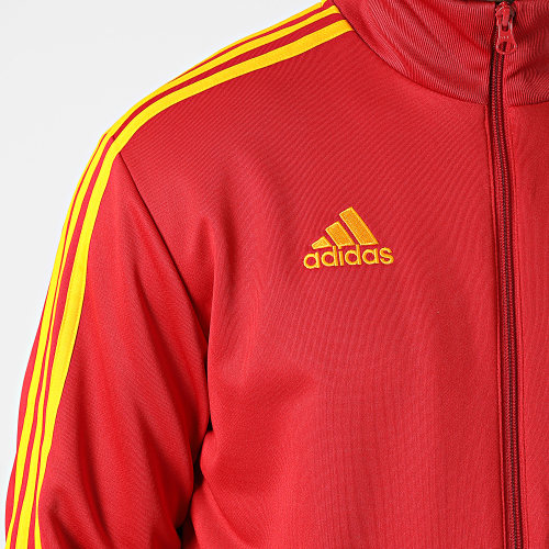 Veste Zippée A Bandes Spain HD6392 Rouge