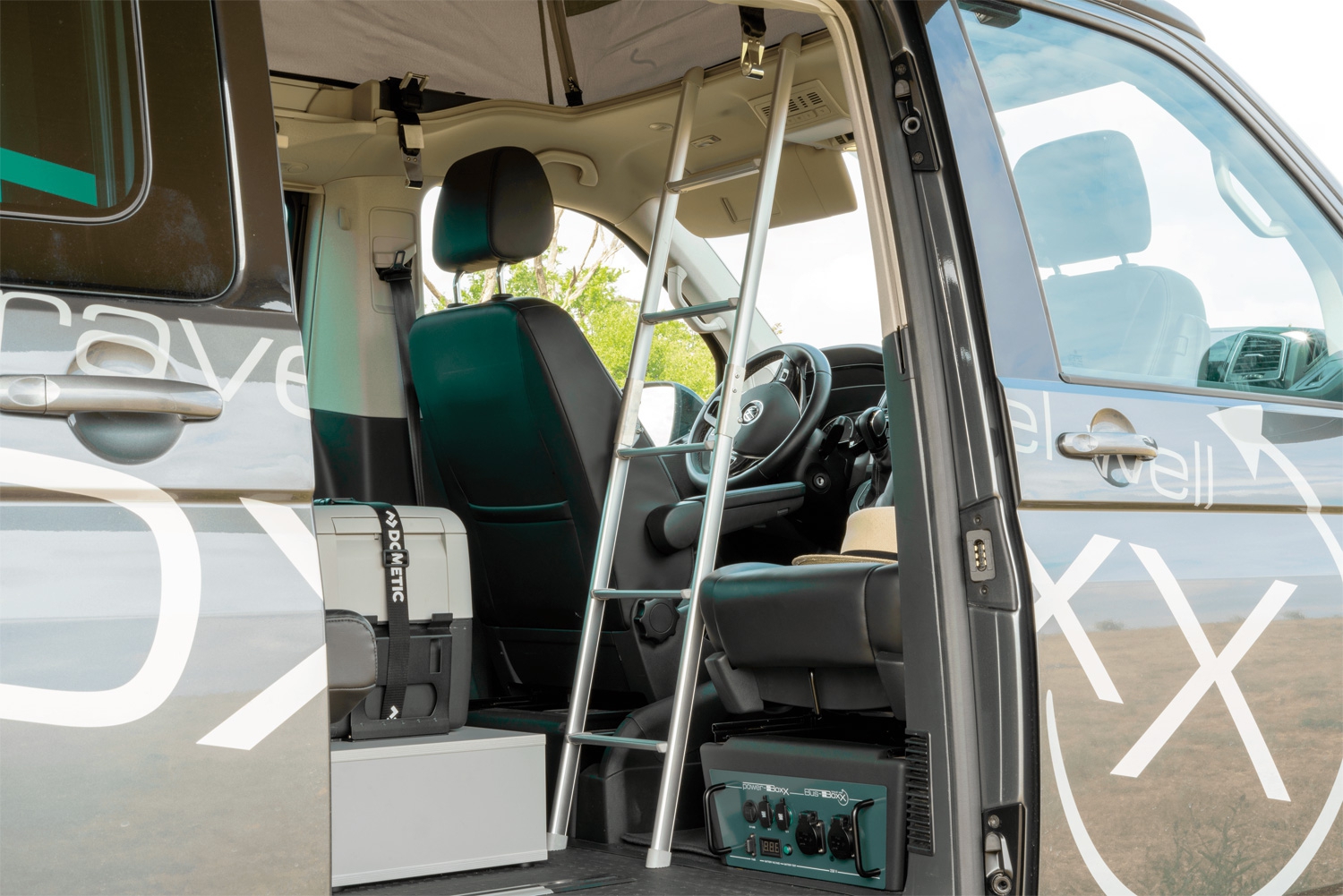 BusBoxx stepBoxx Klappleiter
