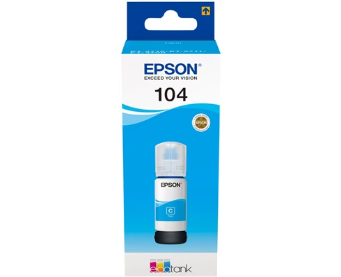 Epson T104 Cyan EcoTank ink