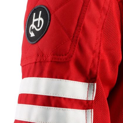 Blouson Helstons KS 50 AIR - Rouge / Blanc