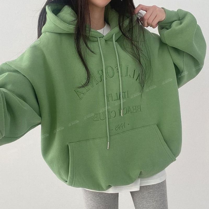 Vhancy - Hoodie met geborduurde letters