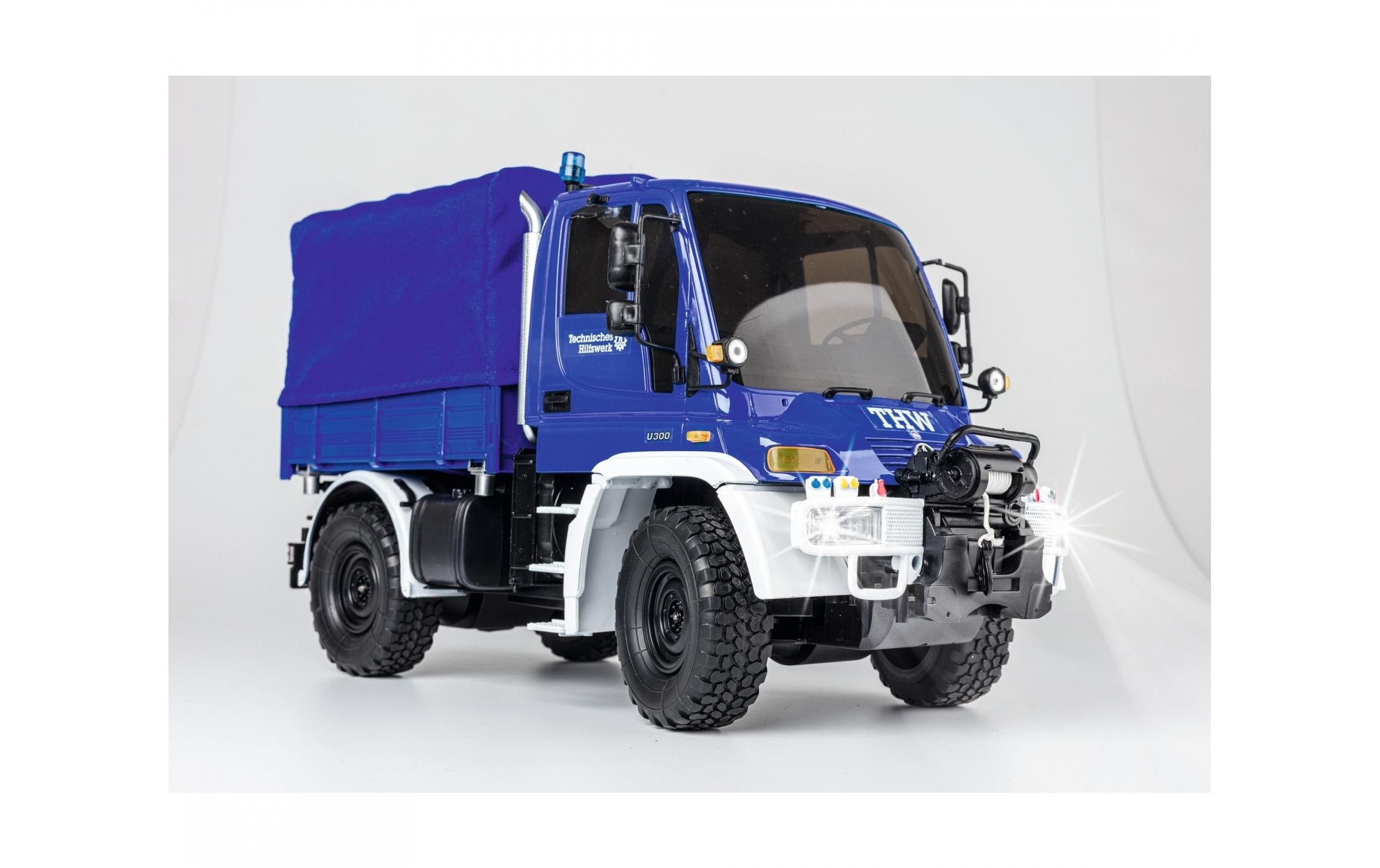Mercedes Benz Unimog U300 THW, 1:12, RTR<br>Geländegängiger Unimog mit vielen Scale Details