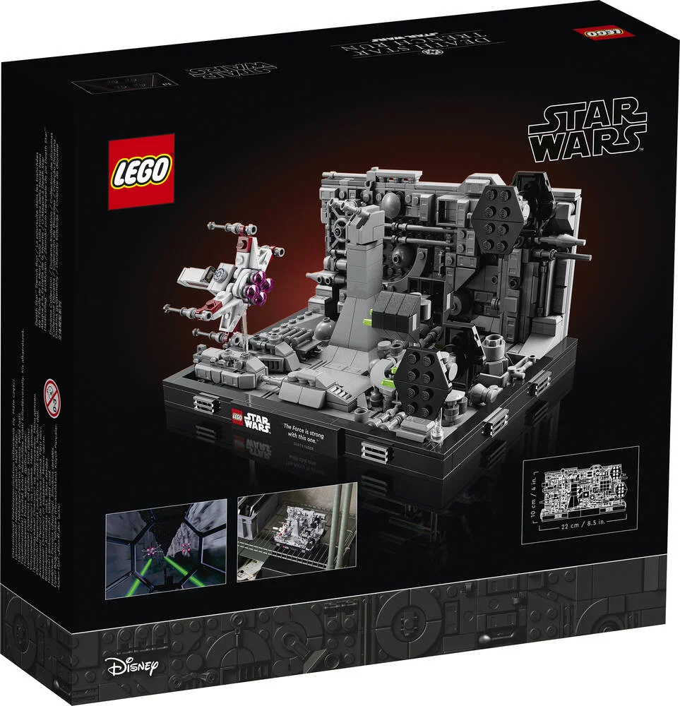 LEGO®STAR WARS 75329 - DIORAMA DE LA POURSUITE DANS LES TRANCHEES DE L'ETOILE DE LA MORT