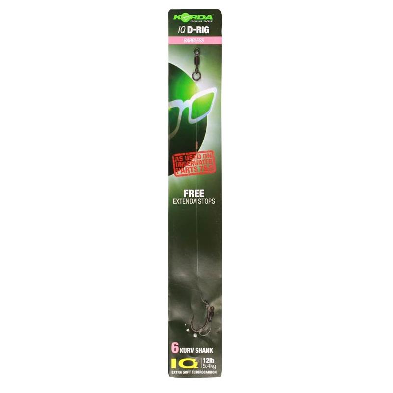 Bas De Ligne Monté Korda Iq D Rig Barbless