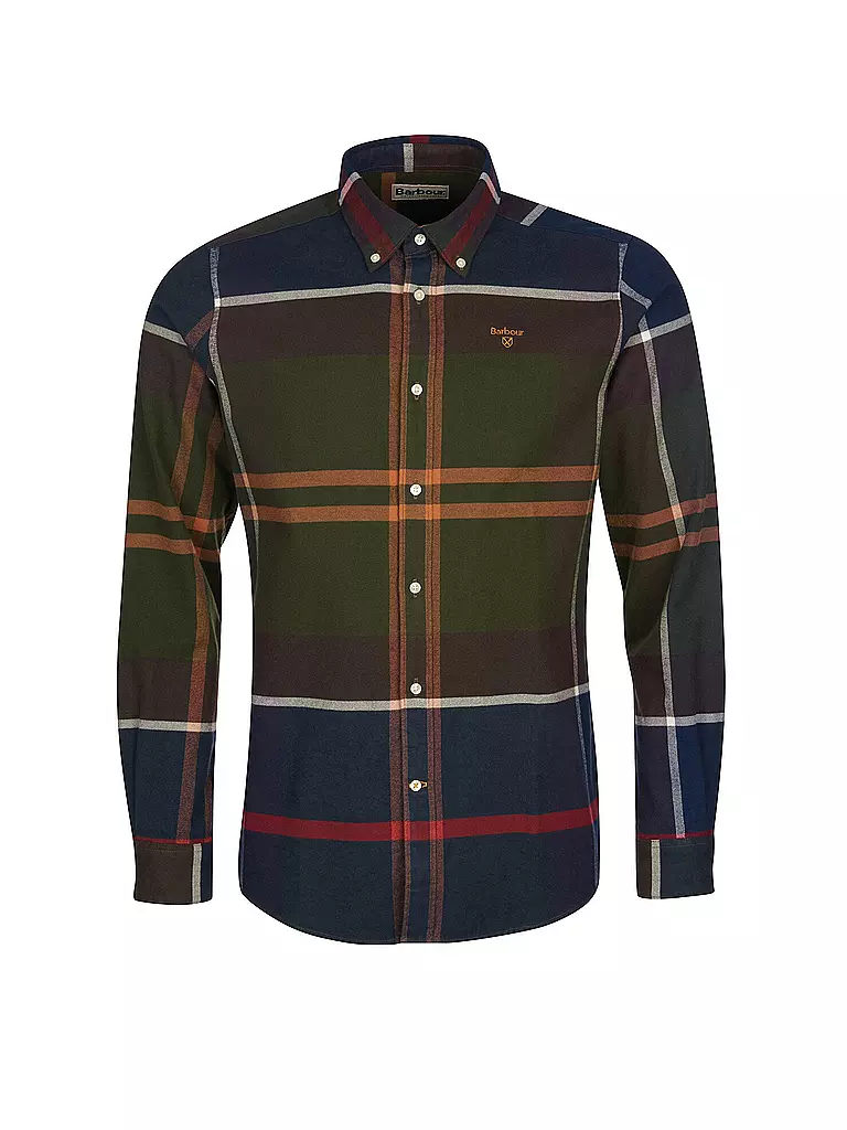 BARBOUR Flanellhemd  olive