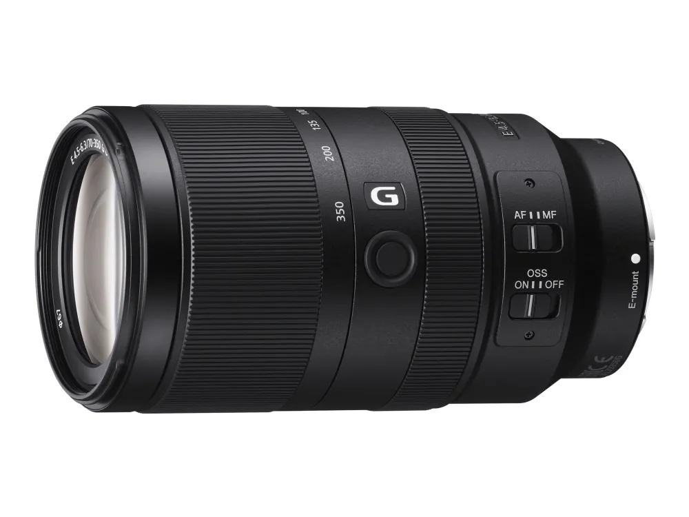 Objektiv Sony E 70-350mm F4.5-6.3 G OSS (sort) | (SEL70350G)