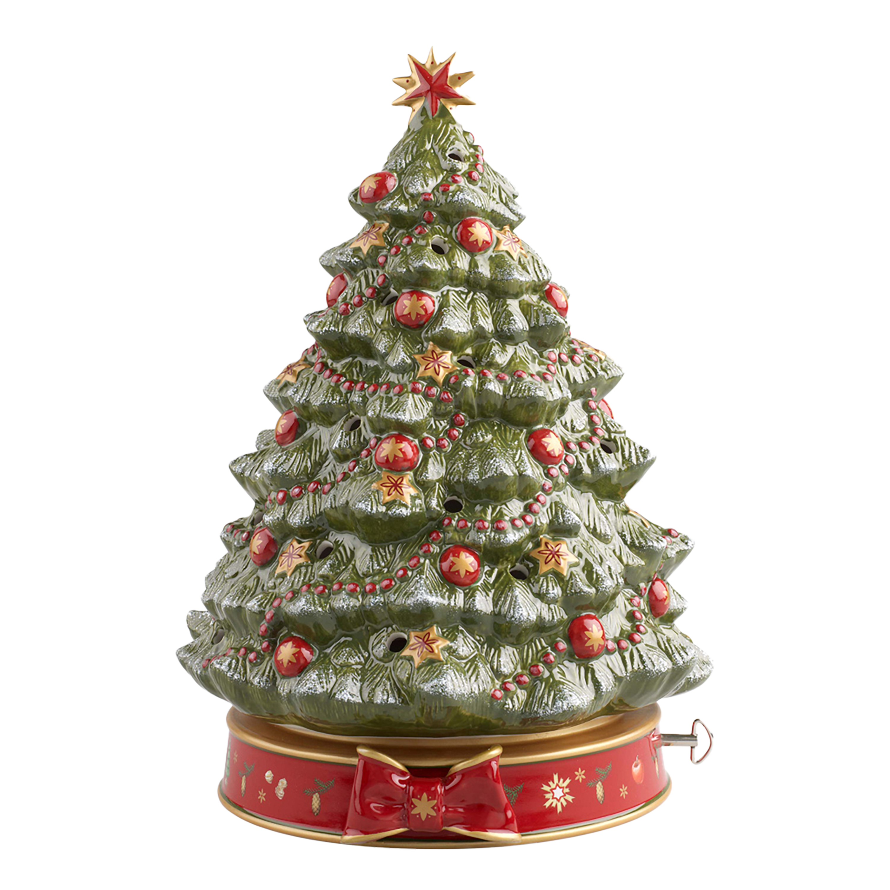 Toy's Delight Christmas music box Green, 9.3'' x 7.9'' x 13''