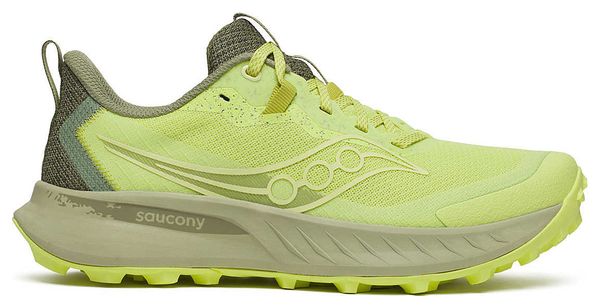 Chaussures Trail Saucony Peregrine 15 Jaune/Beige Femme