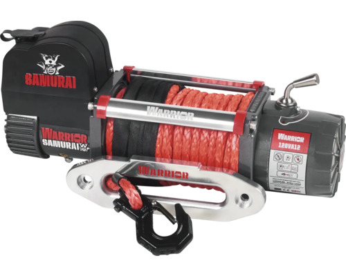 Warrior Samurai Gen2 12000LB / 5,4 t 12V elektrische lier met synthetisch touw