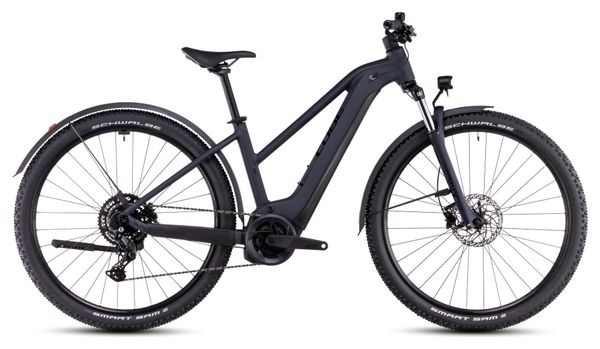 VTT Électrique Semi-Rigide Cube Reaction Hybrid Performance 500 Allroad Trapeze Shimano Cues 9V 500 Wh 29'' Noir Night 2025