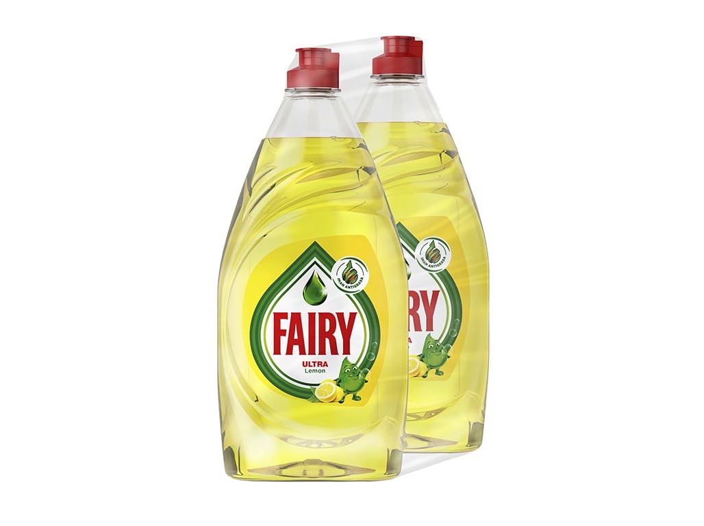 DETERGENTE LOIÇA MANUAL FAIRY LIMÃO 2X900ML