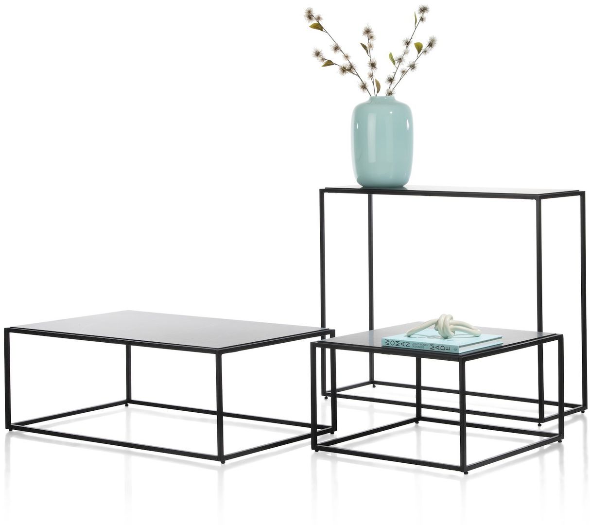 COCO maison   Stand Up Zwart Bijzettafel