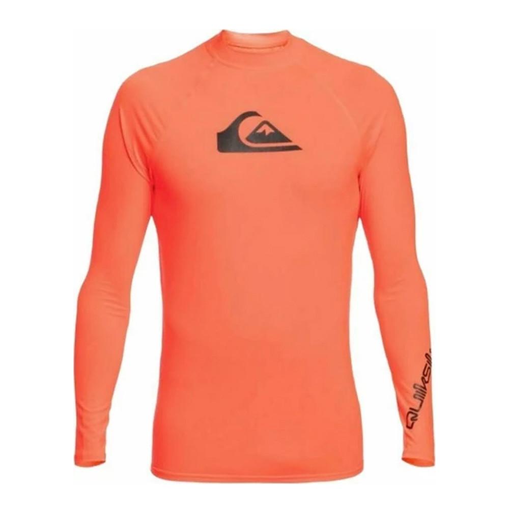 Quiksilver Lycra Manches Longues Orange Garçon Quiksilver Alltime