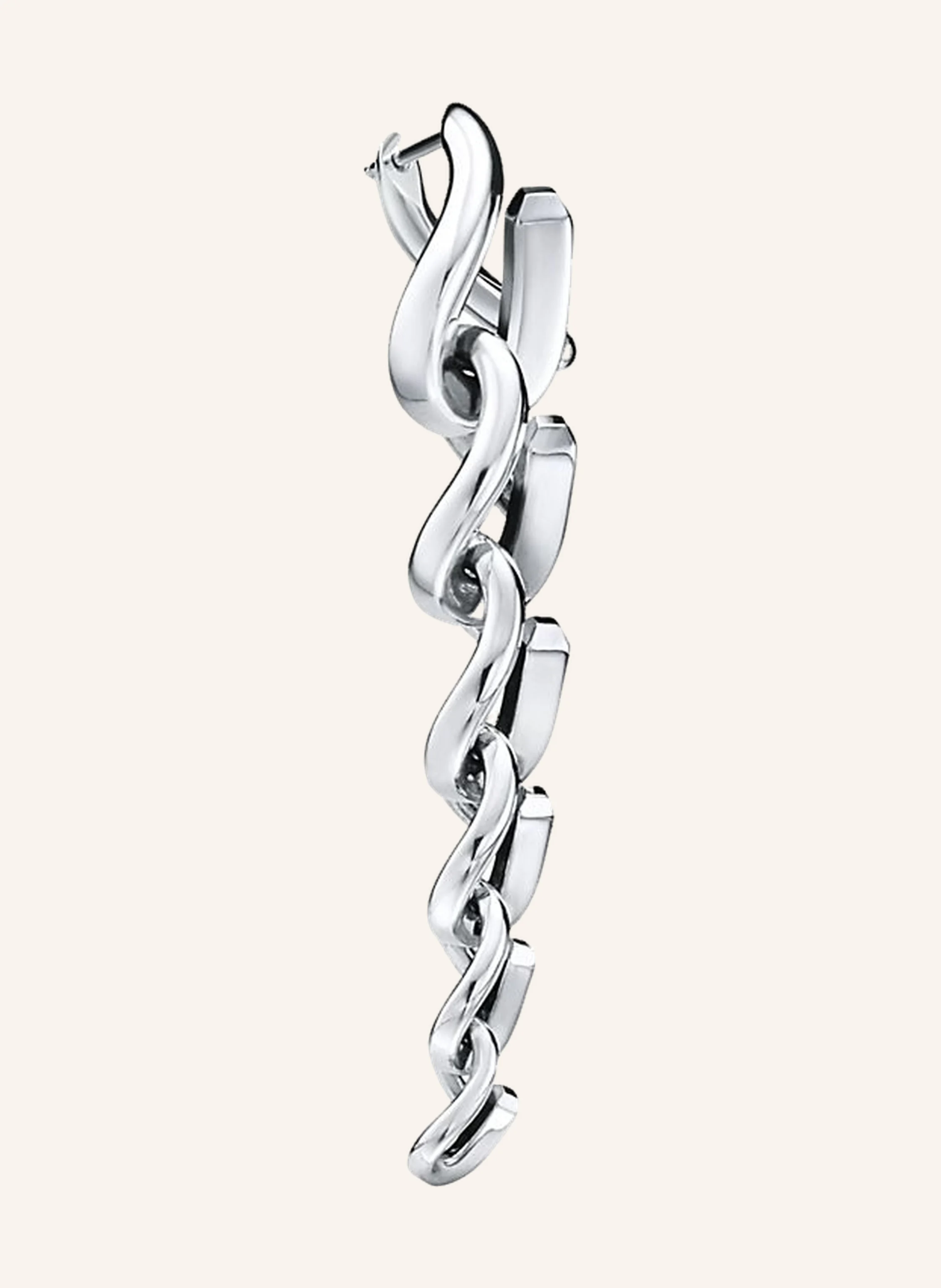TIFFANY & Co. Tiffany Forge GLIEDEROHRHÄNGER aus hochglanzpoliertem Sterlingsilber