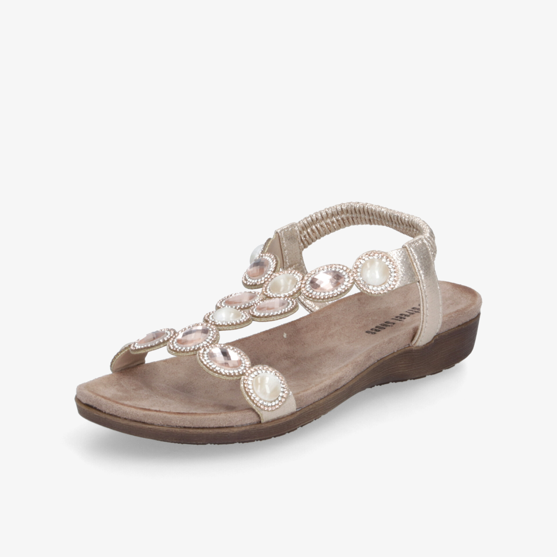 street shoes Damen Sandalen gold