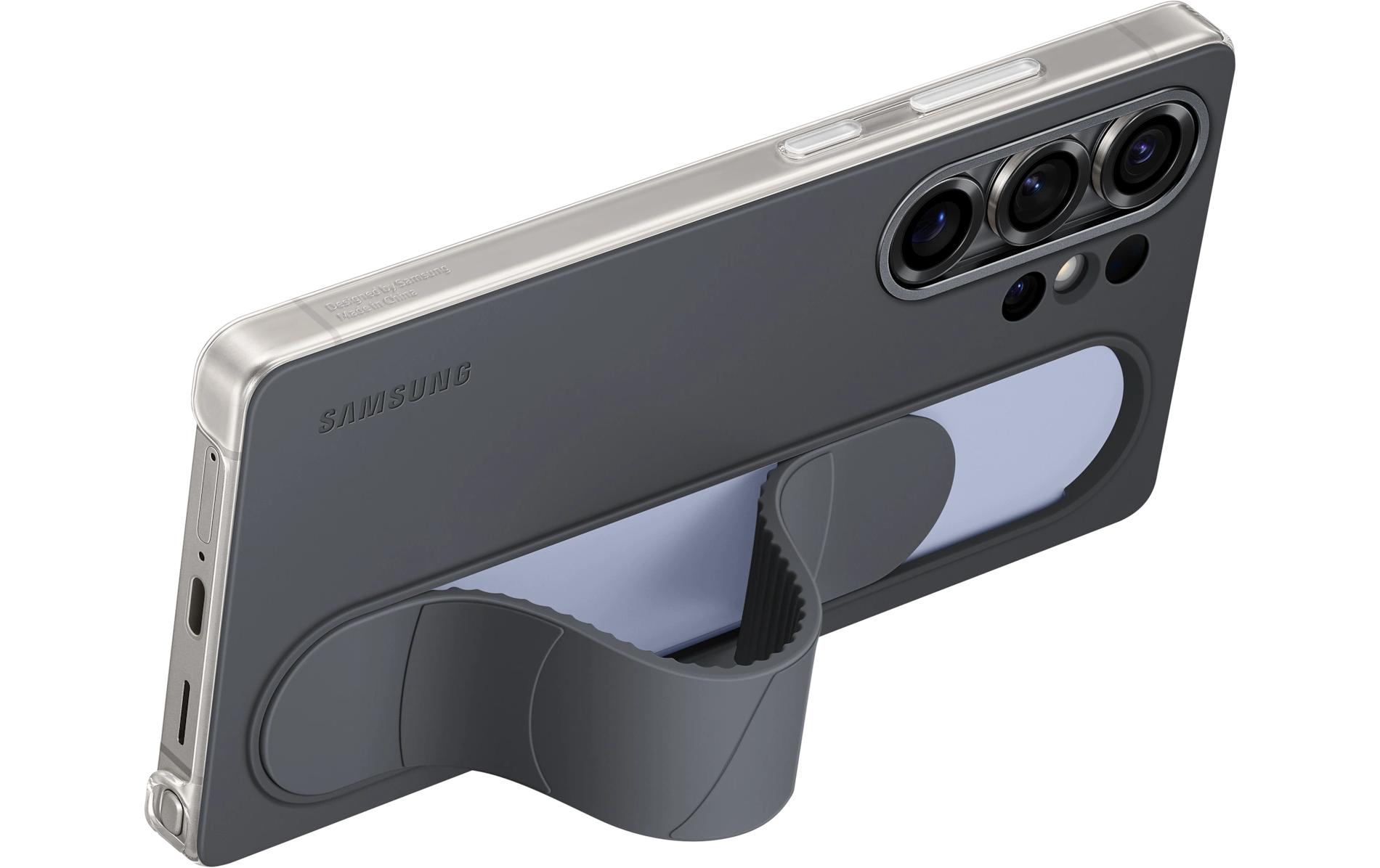 Back Cover Grip Case Galaxy S25 Ultra SchwarzSchutzhülle für das Samsung Galaxy S25 Ultra