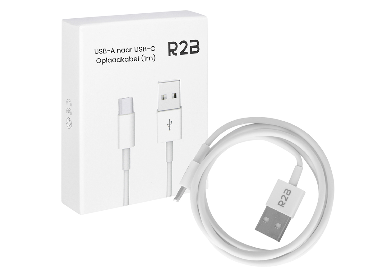 R2B USB-A naar USB-C Kabel - 1 meter