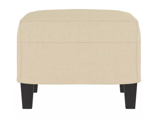Repose-pied Crème 60x50x41 cm Tissu