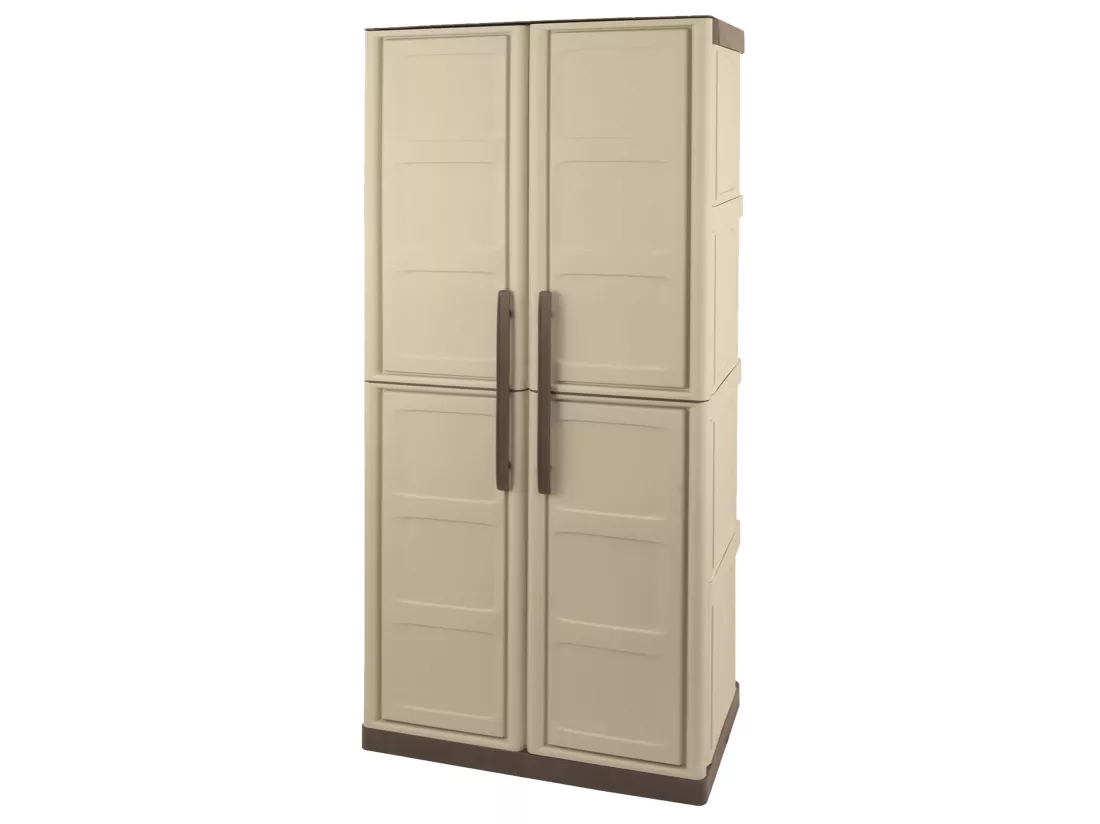 Armoire toute hauteur en polypropylène, un matériau recyclable et écologiquement durable