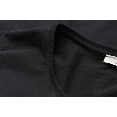 Damen-Strickpulli Baumwolle, Schwarz