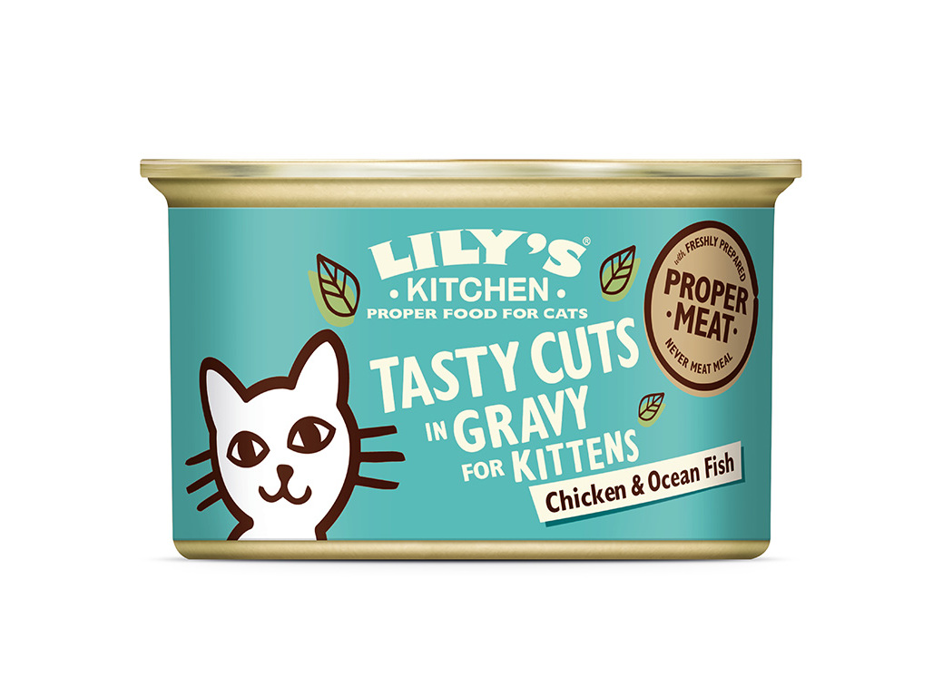 COMIDA HÚMIDA PARA GATINHO LILY'S KITCHEN FRANGO / PEIXE JÚNIOR 85G