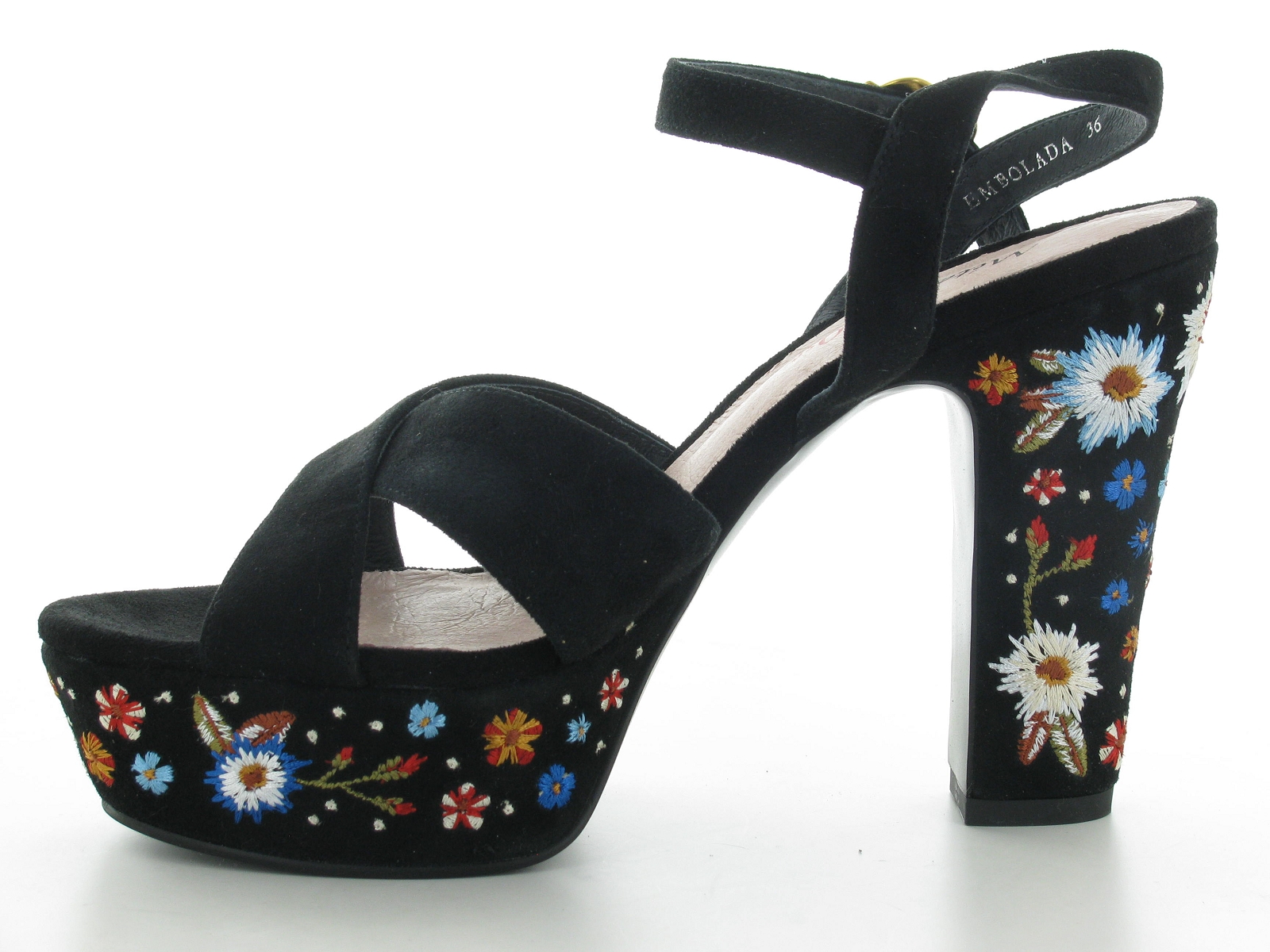 Metamorf ose-EMBOLADA Cuir Velours Noir
